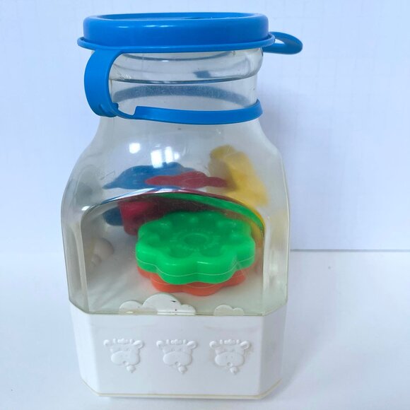 Fisher Price Moo Milk Bottle Sorting Toy Vintage - Picture 9 of 9